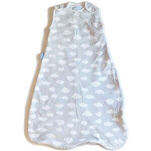 Grobag The Original Cotton Sleep Sack 28" Teddy Ragno Gray White Clouds Bunting